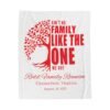 Personalized Family Reunion Velveteen Plush Blanket - "Ain't No Family Like The One We Got"