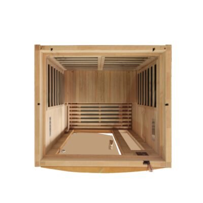 Interior view of the Dynamic Barcelona FAR infrared sauna