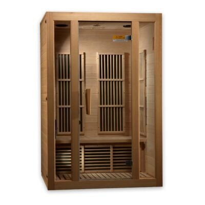 Maxxus Seattle 2-person infrared sauna with clear glass door