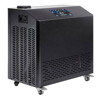 DCT Edition chiller black cabinet front view showing digital touch screen controls