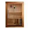 Sundsvall sauna exterior with Pacific clear cedar and clear stain
