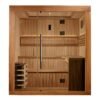 Osla sauna exterior with Canadian Red Cedar and clear stain