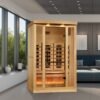 near zero EMF sauna for luxury home wellness room setup